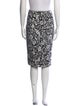 Davide Cenci Printed Knee-Length Skirt