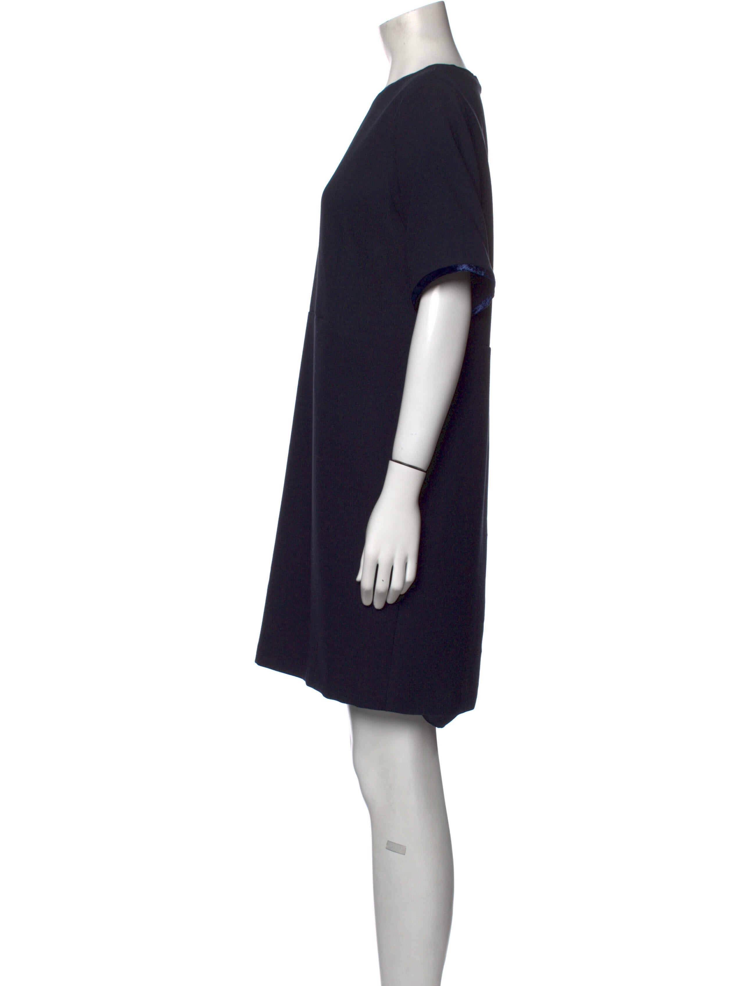 Davide Cenci Crew Neck Mini Dress