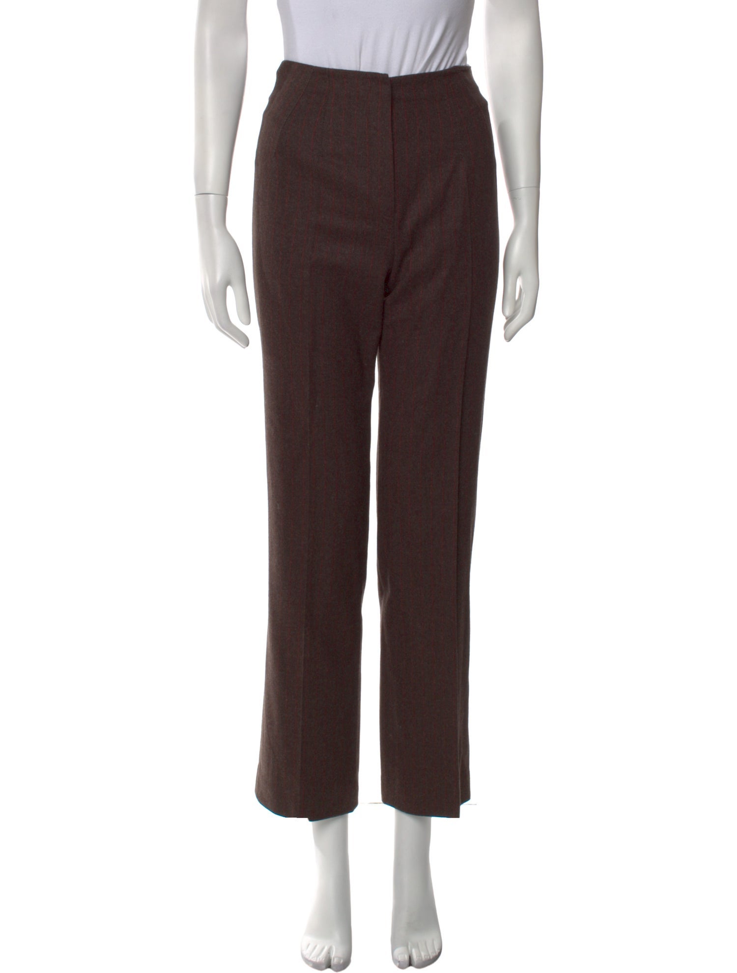 Davide Cenci Wool Straight Leg Pants