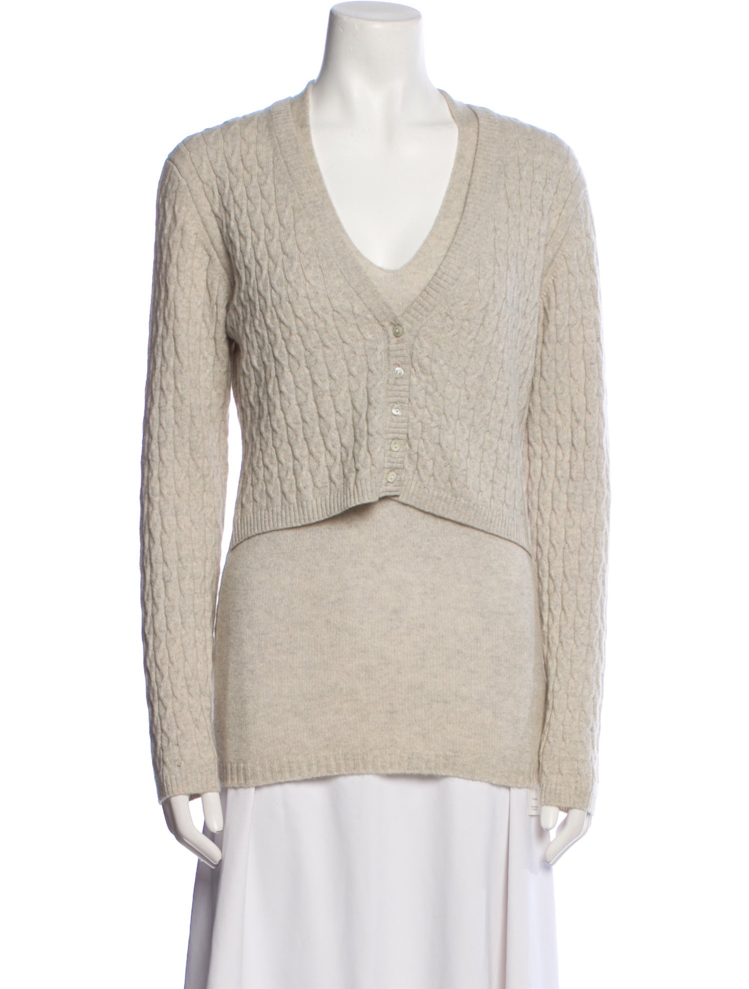 Davide Cenci Cashmere V-Neck Sweater w/ Tags