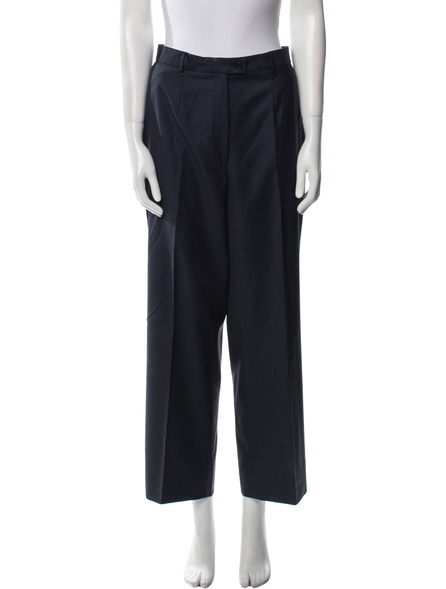 Davide Cenci Wool Wide Leg Pants