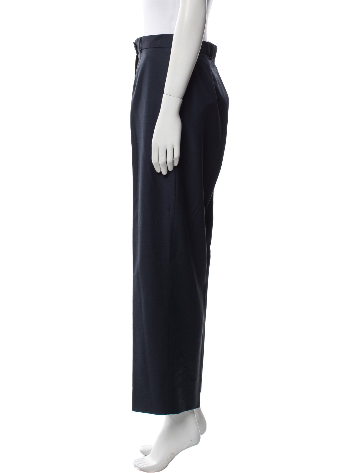 Davide Cenci Wool Wide Leg Pants