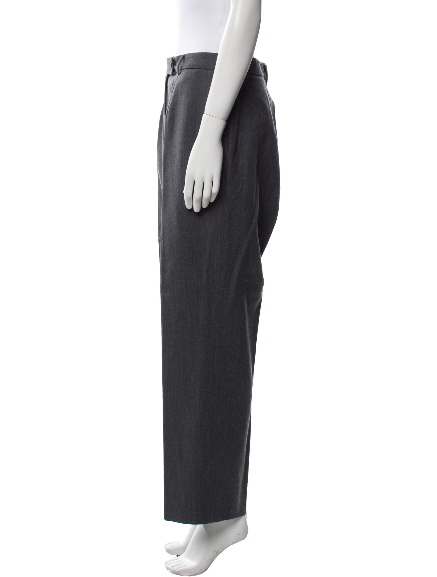 Davide Cenci Wool Wide Leg Pants
