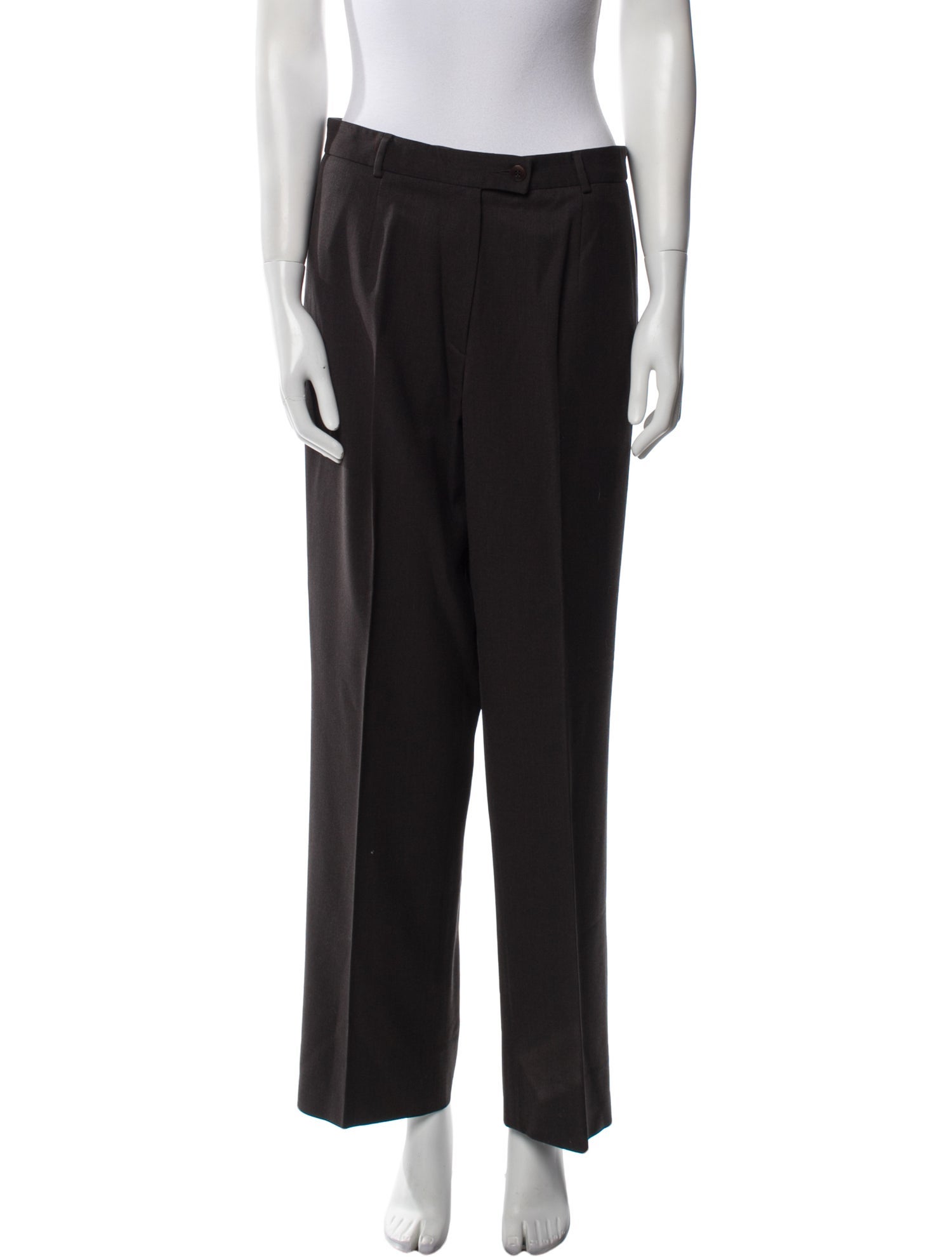 Davide Cenci Wool Straight Leg Pants