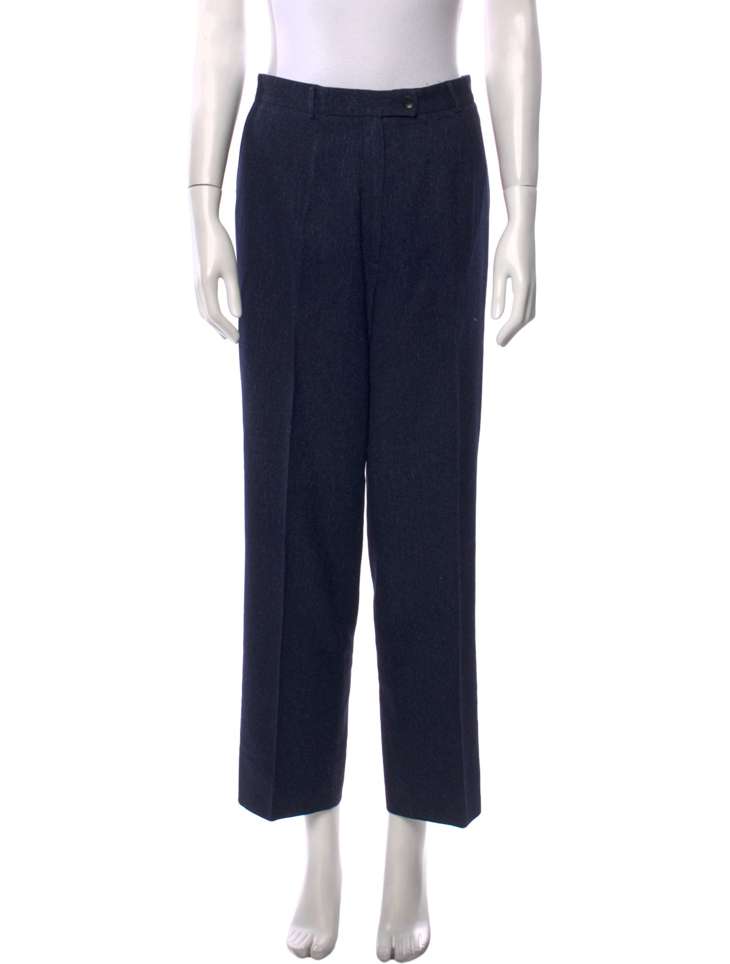 Davide Cenci Wool Straight Leg Pants