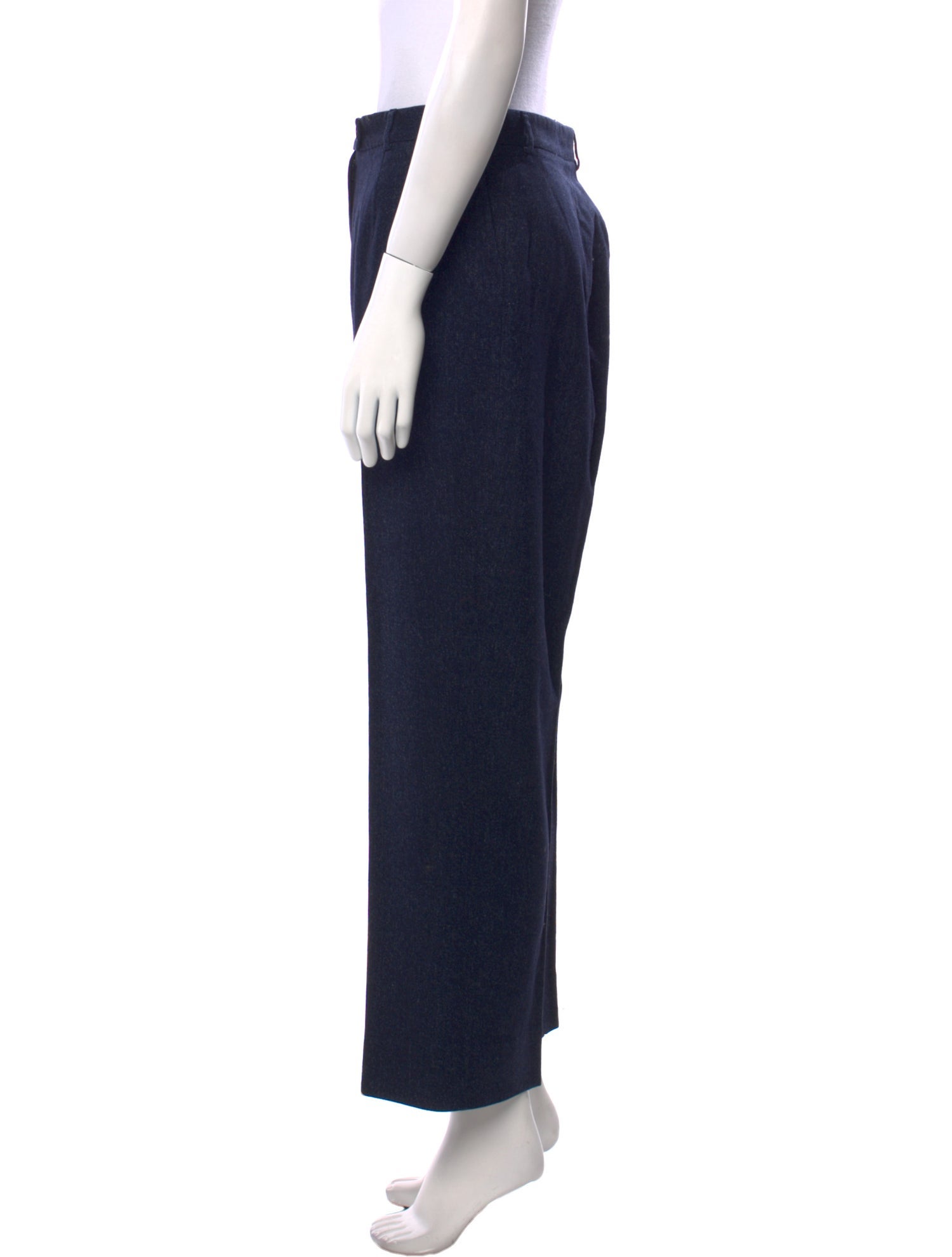 Davide Cenci Wool Straight Leg Pants