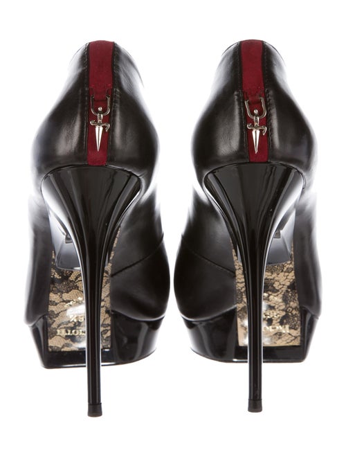 Cesare Paciotti Dagger Leather Pumps Shoes CES20173 The RealReal
