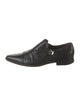 Cesare Paciotti Leather Lasercut Accents Dress Loafers