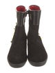 Cesare Paciotti Suede Studded Accents Boots