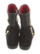 Cesare Paciotti Suede Studded Accents Boots