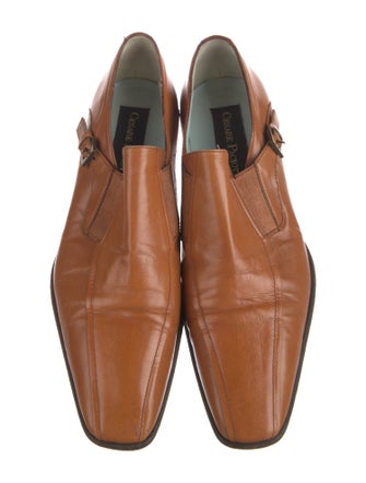 Cesare Paciotti Leather Monk Straps