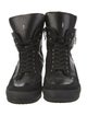 Cesare Paciotti Leather Combat Boots
