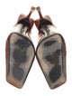Cesare Paciotti Embossed Leather Mules
