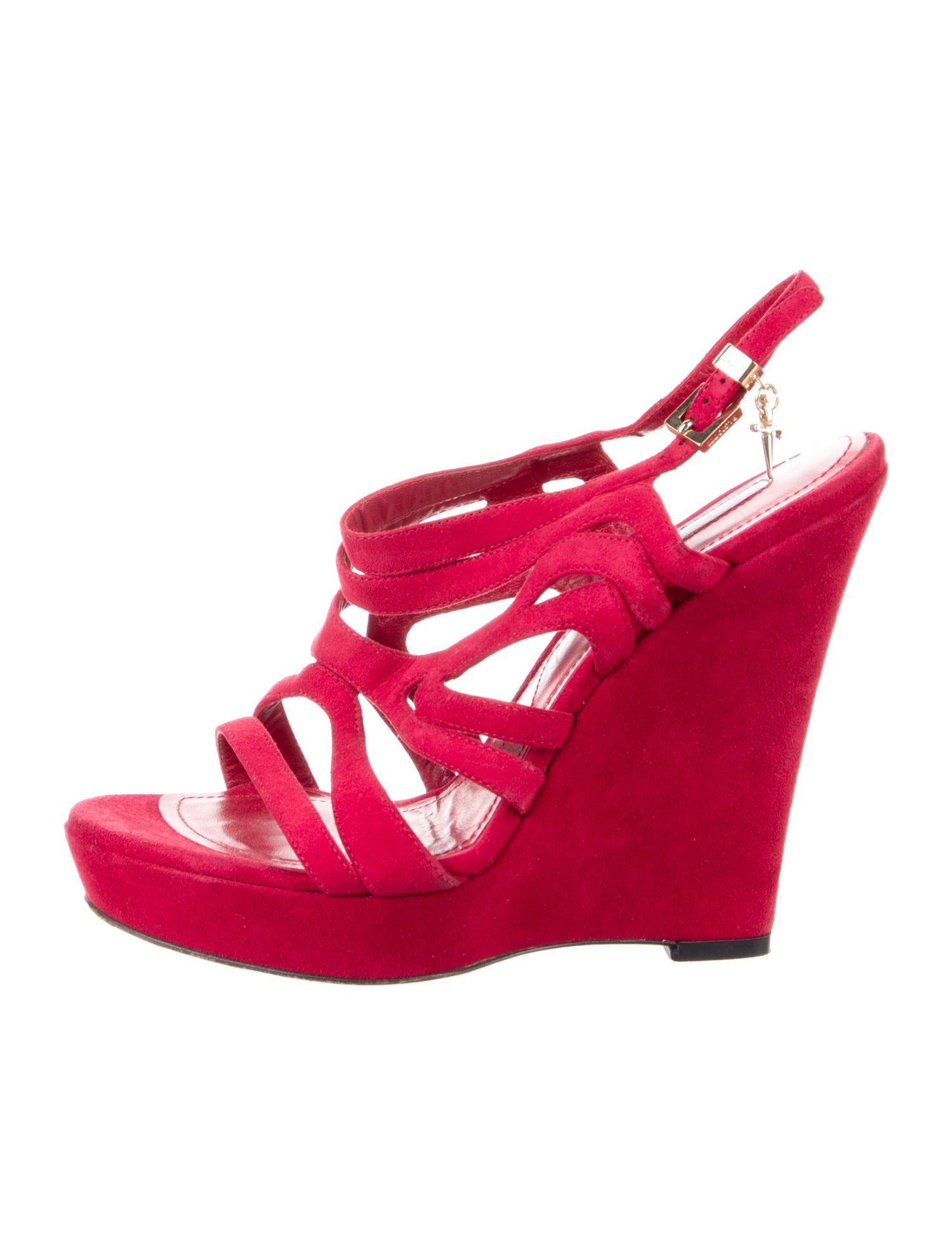 Cesare Paciotti Suede Slingback Sandals