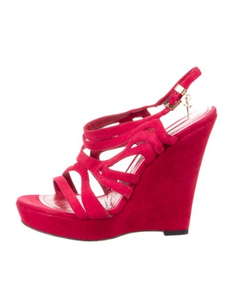 Cesare Paciotti Suede Slingback Sandals