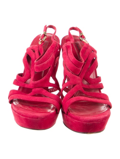 Cesare Paciotti Suede Slingback Sandals