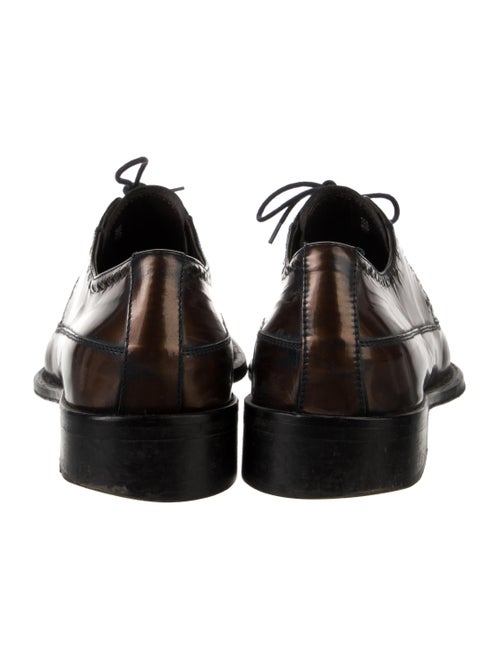 Cesare Paciotti Leather Eyelet Trim Brogues