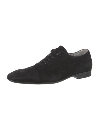 Cesare Paciotti Suede Oxfords