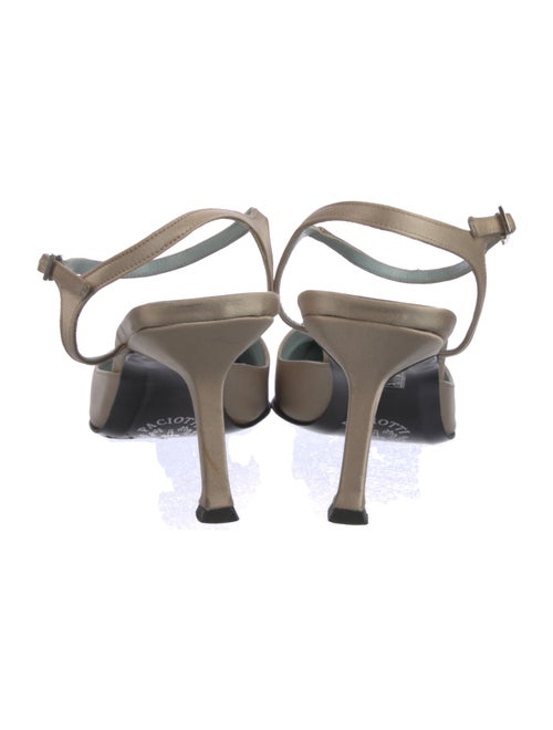 Cesare Paciotti Satin Slingback Pumps