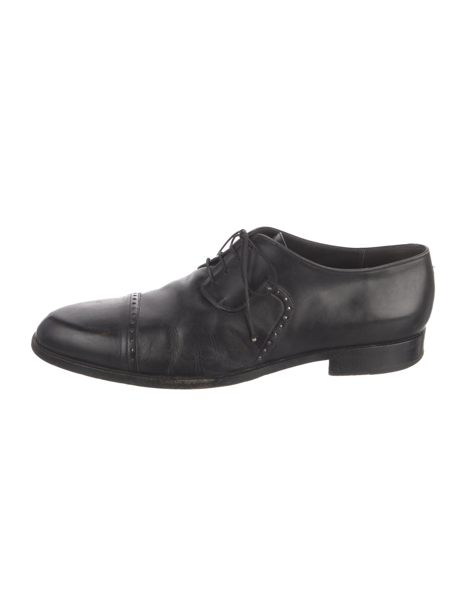 Cesare Paciotti Leather Derby Shoes