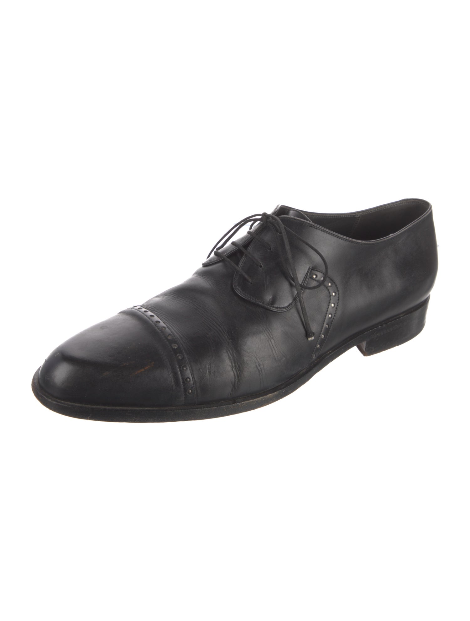 Cesare Paciotti Leather Derby Shoes