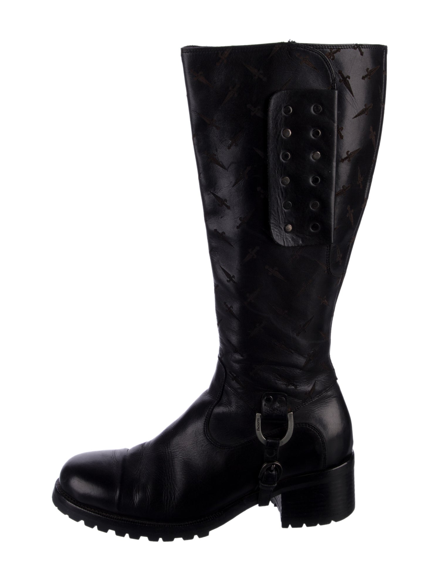 Cesare Paciotti Leather Riding Boots