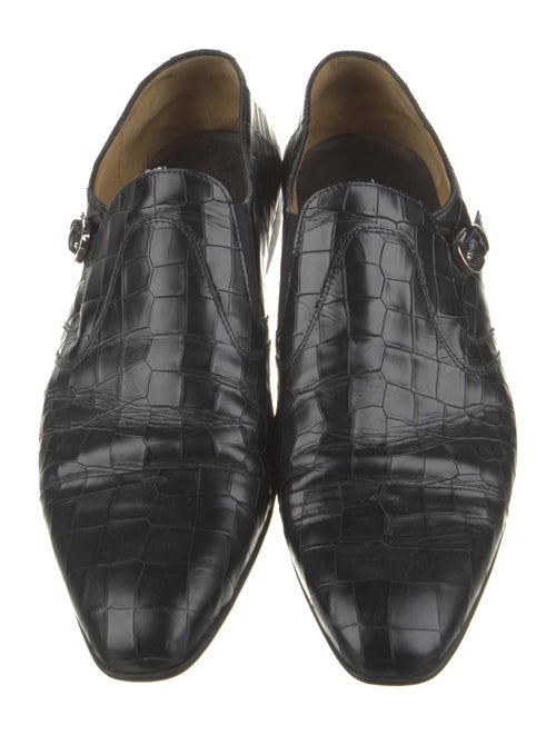Cesare Paciotti Leather Monk Straps