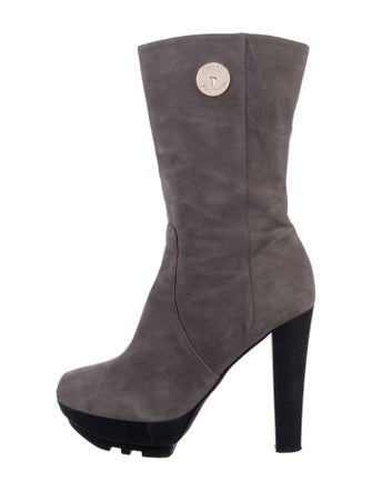 Cesare Paciotti Suede Sock Boots