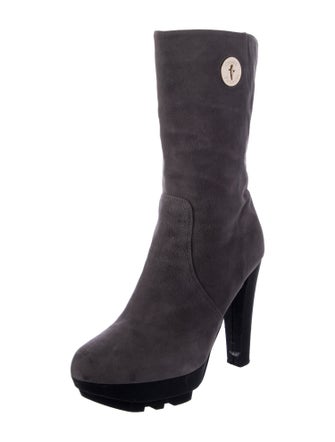 Cesare Paciotti Suede Sock Boots
