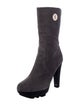 Cesare Paciotti Suede Sock Boots