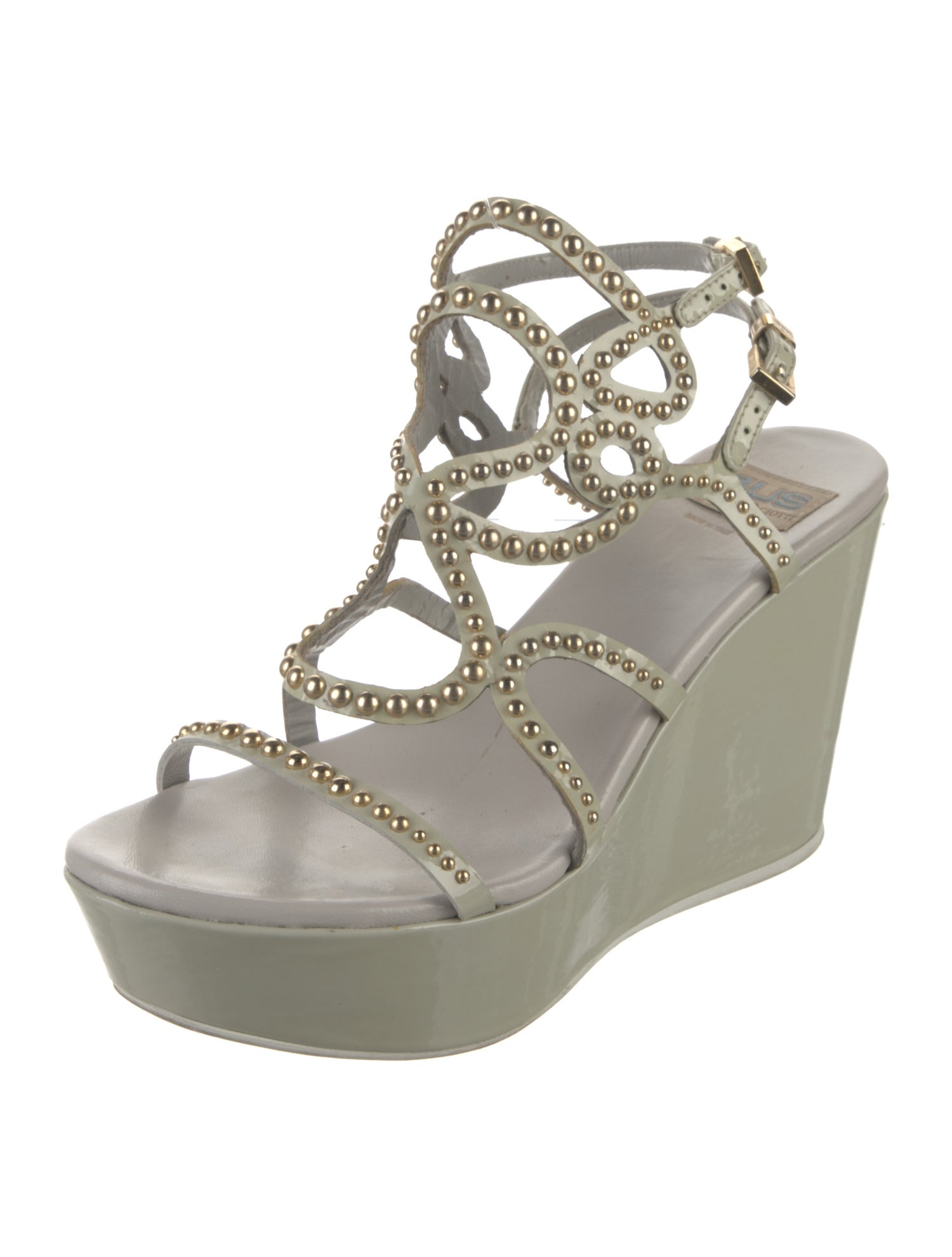 Cesare Paciotti Leather Gladiator Sandals