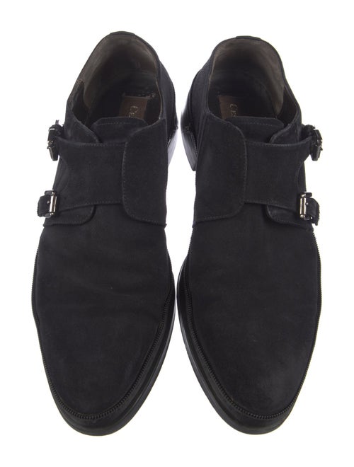 Cesare Paciotti Suede Monk Straps
