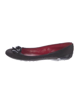 Cesare Paciotti Nylon Ballet Flats