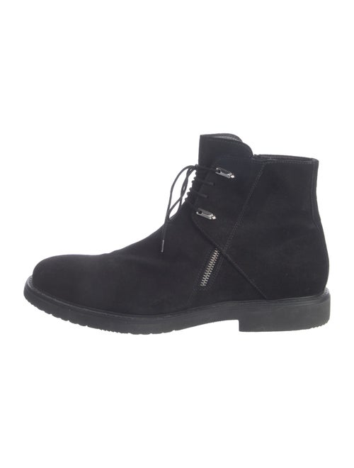 Cesare Paciotti Suede Lace-Up Boots
