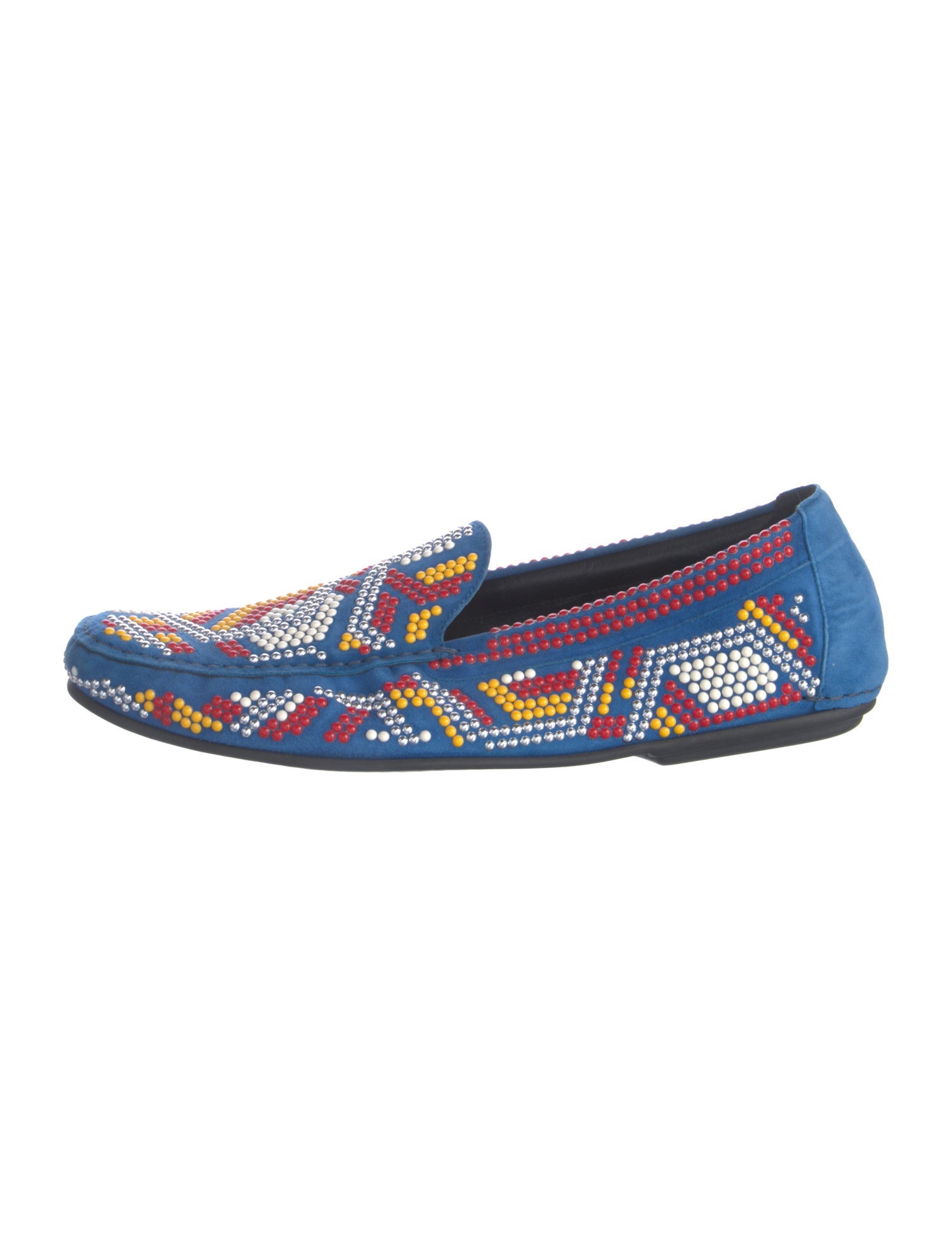 Cesare Paciotti Suede Printed Loafers