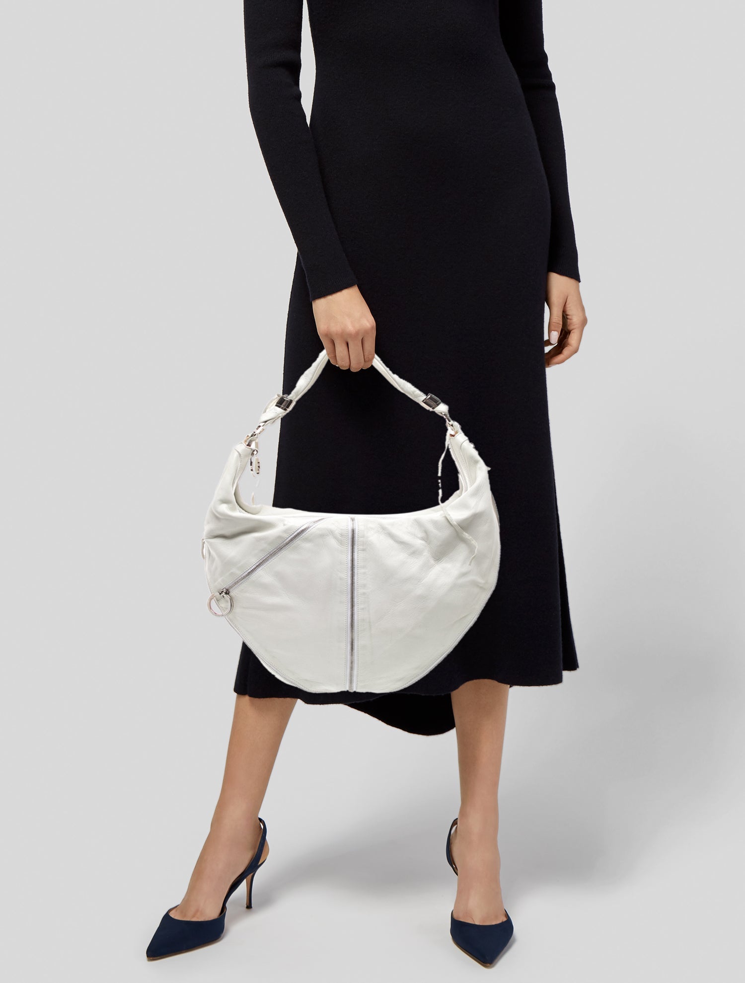 Cesare Paciotti Leather Messenger Bag