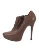 Cesare Paciotti Leather T-Strap Pumps
