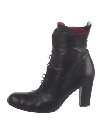 Cesare Paciotti Leather Combat Boots