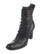 Cesare Paciotti Leather Combat Boots
