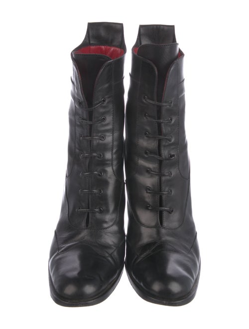 Cesare Paciotti Leather Combat Boots