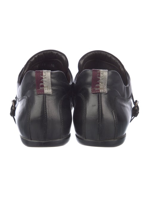 Cesare Paciotti Buckle Strap Leather Leather Loafers