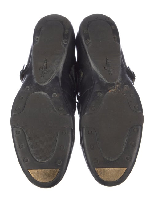 Cesare Paciotti Buckle Strap Leather Leather Loafers