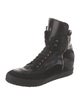 Cesare Paciotti Leather Wedge Sneakers