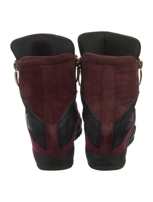 Cesare Paciotti Suede Wedge Sneakers