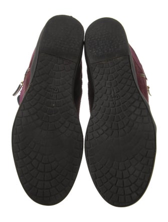 Cesare Paciotti Suede Wedge Sneakers