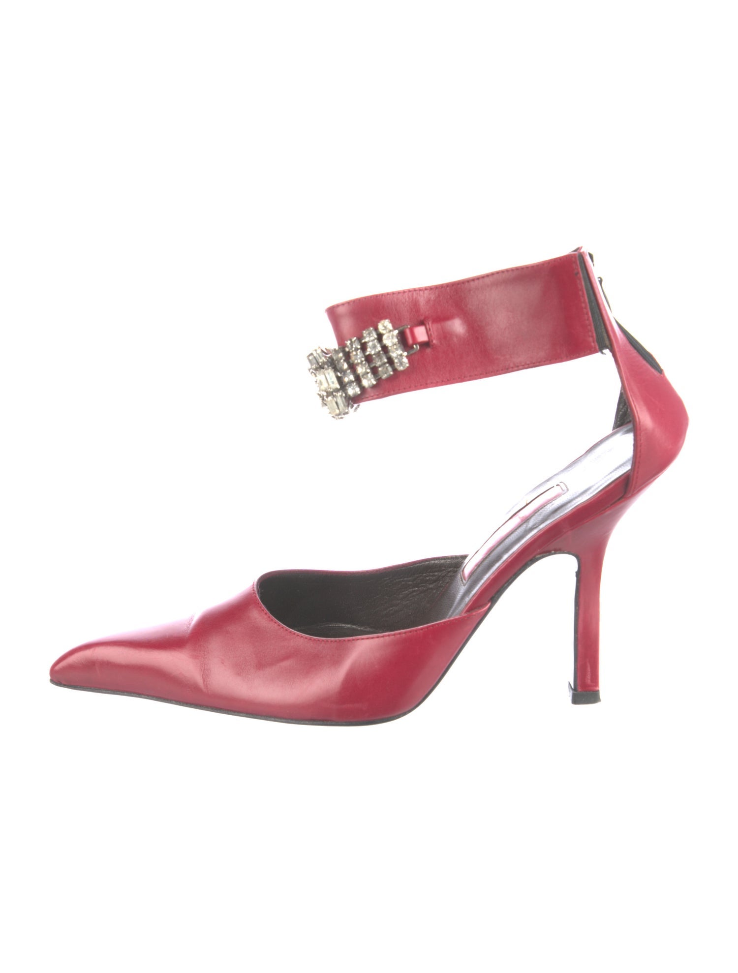 Cesare Paciotti Leather D'Orsay Pumps