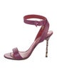 Cesare Paciotti Snakeskin Sandals