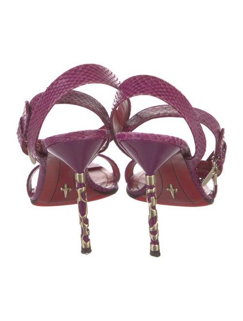 Cesare Paciotti Snakeskin Sandals