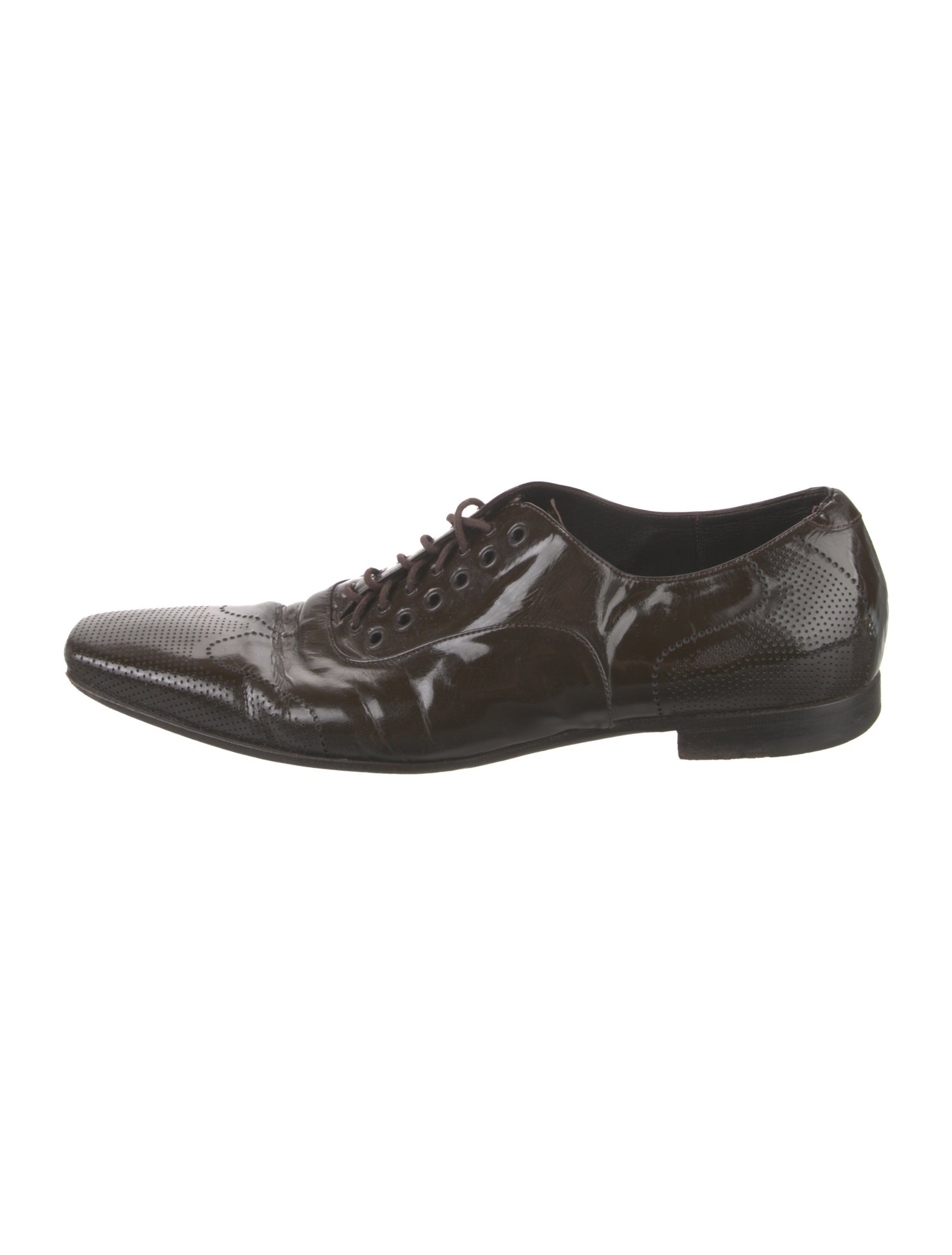 Cesare Paciotti Patent Leather Oxfords
