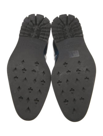 Cesare Paciotti Patent Leather Monk Straps